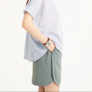 J Crew Crepe Pull-On Short In Blue size 2